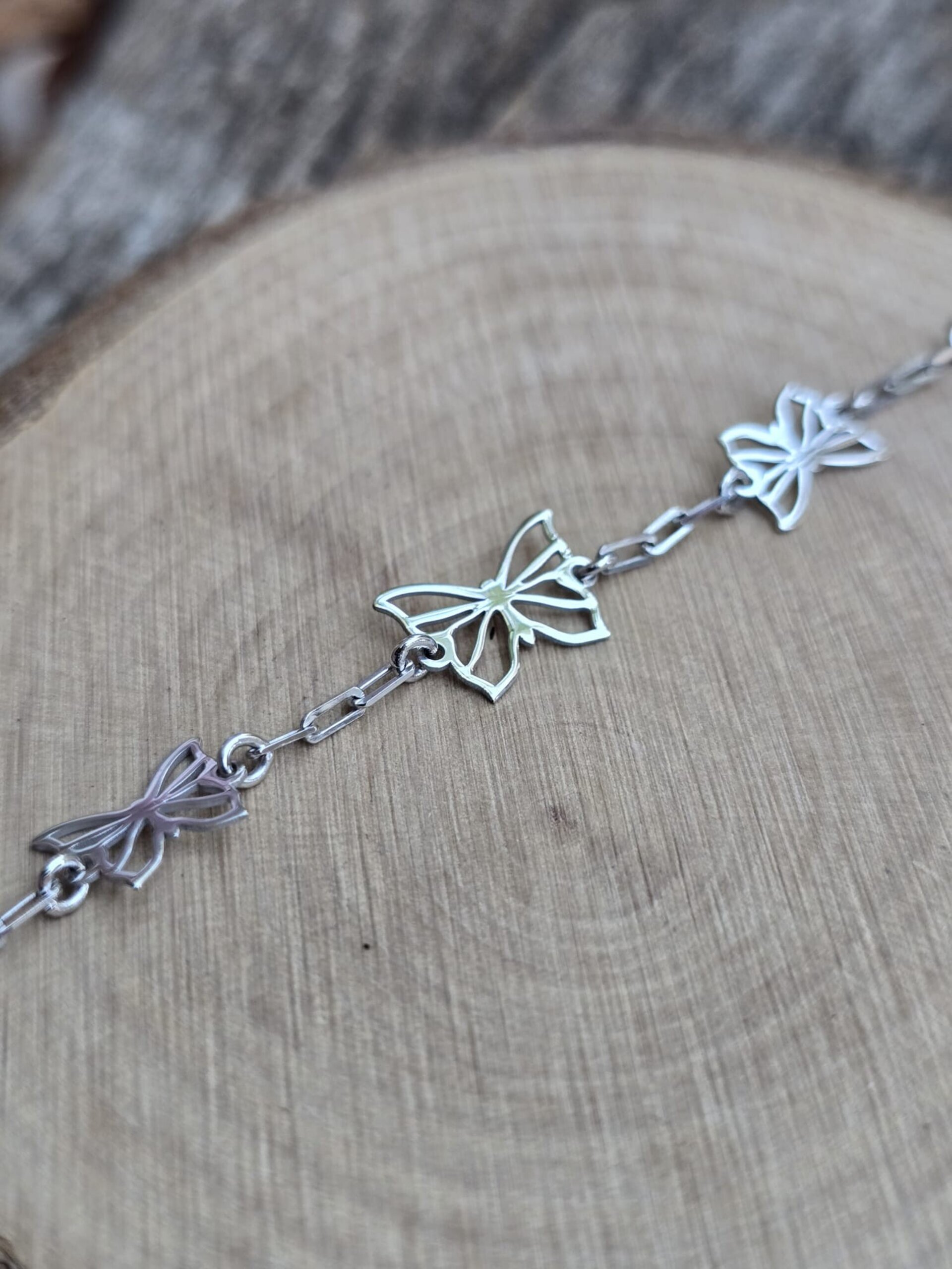 Pulsera cinco mariposas - 2