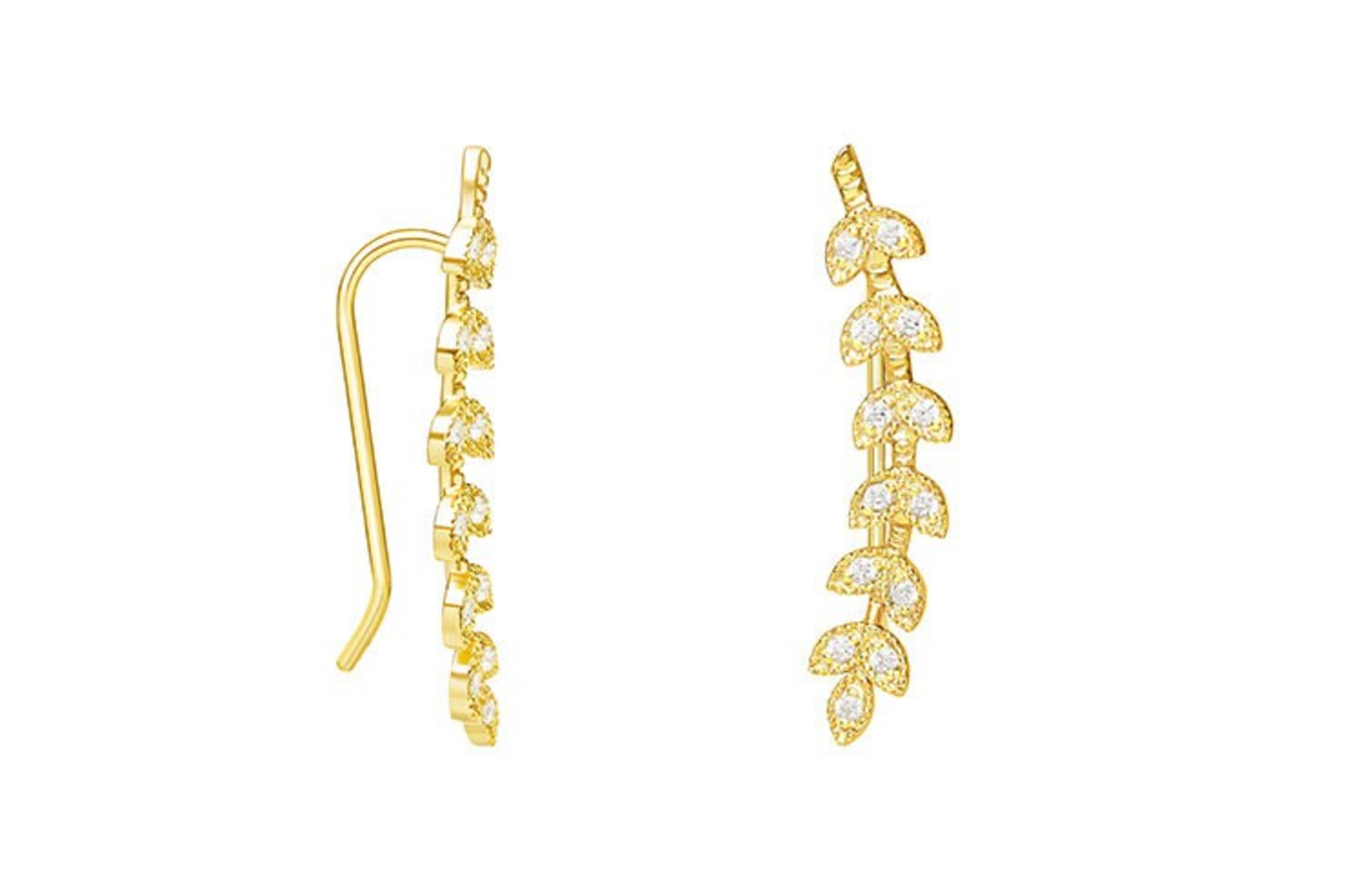 Pendientes trepadores Hojas - 3