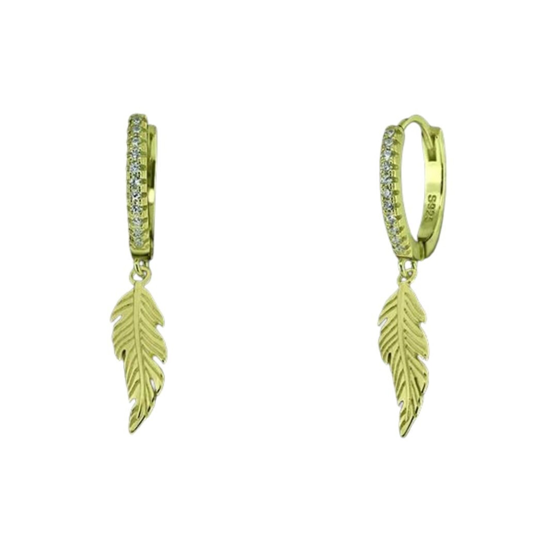 Pendientes pluma - 2