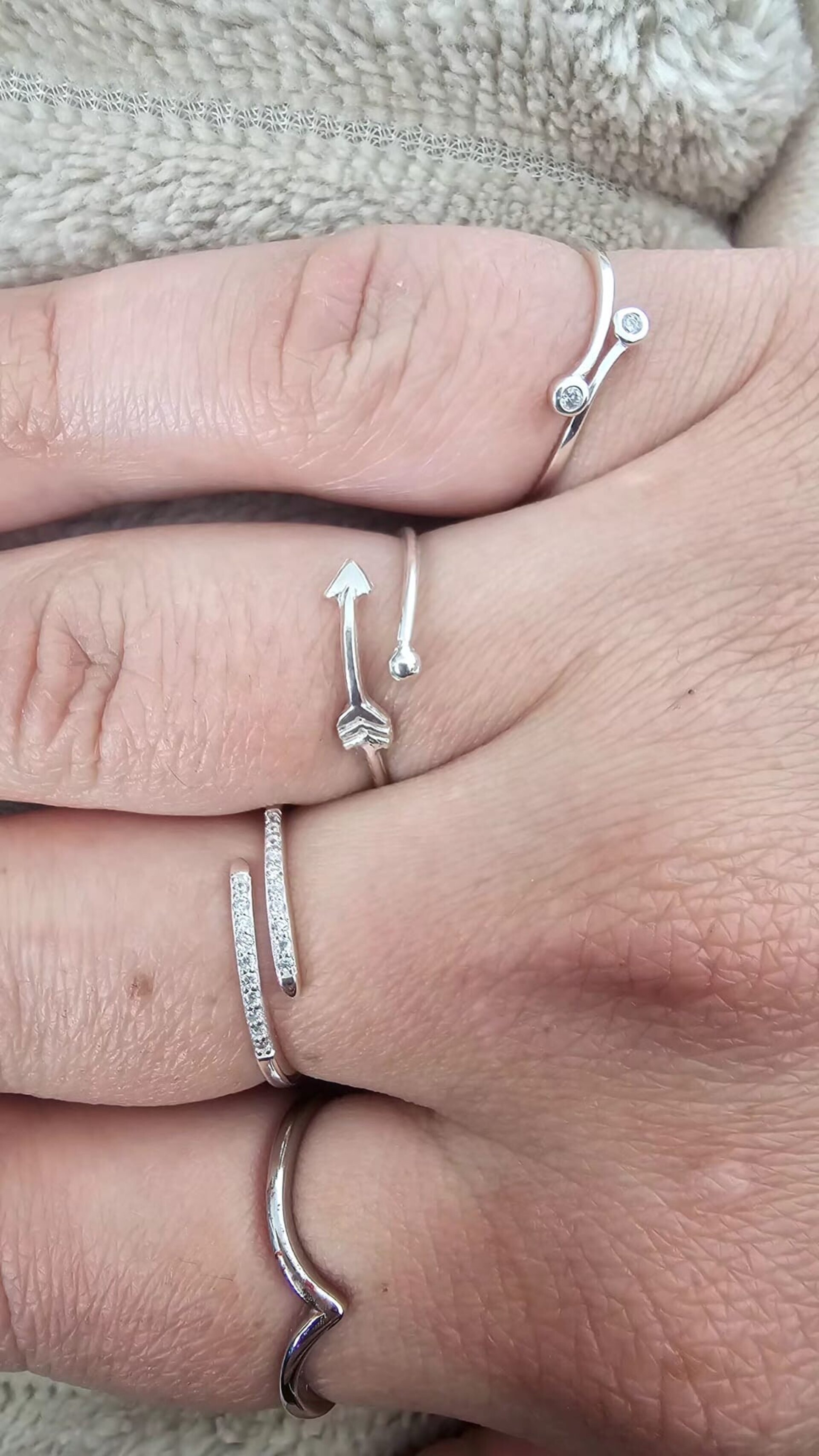 Anillo circonitas - 2