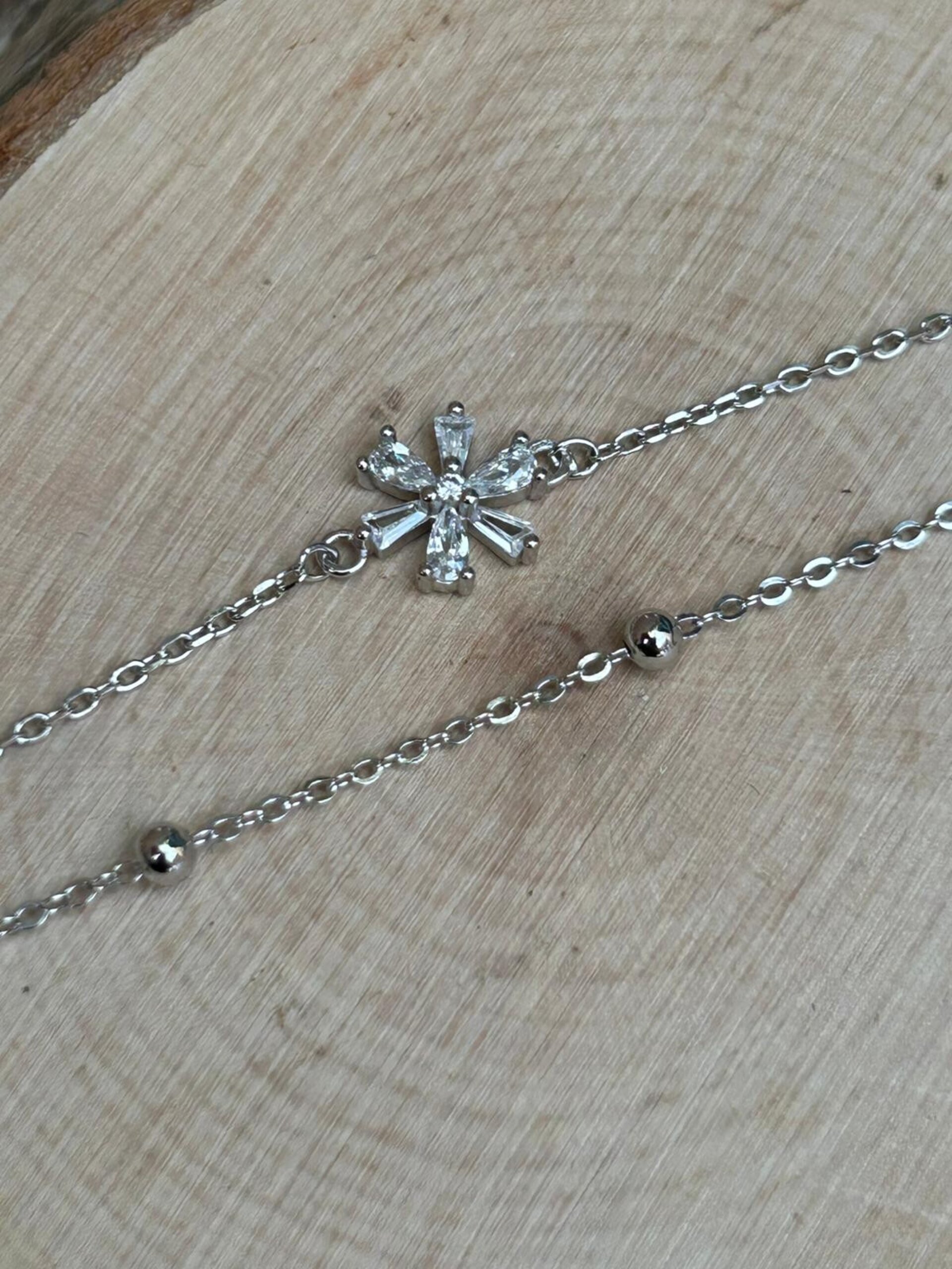 Pulsera doble flor - 5